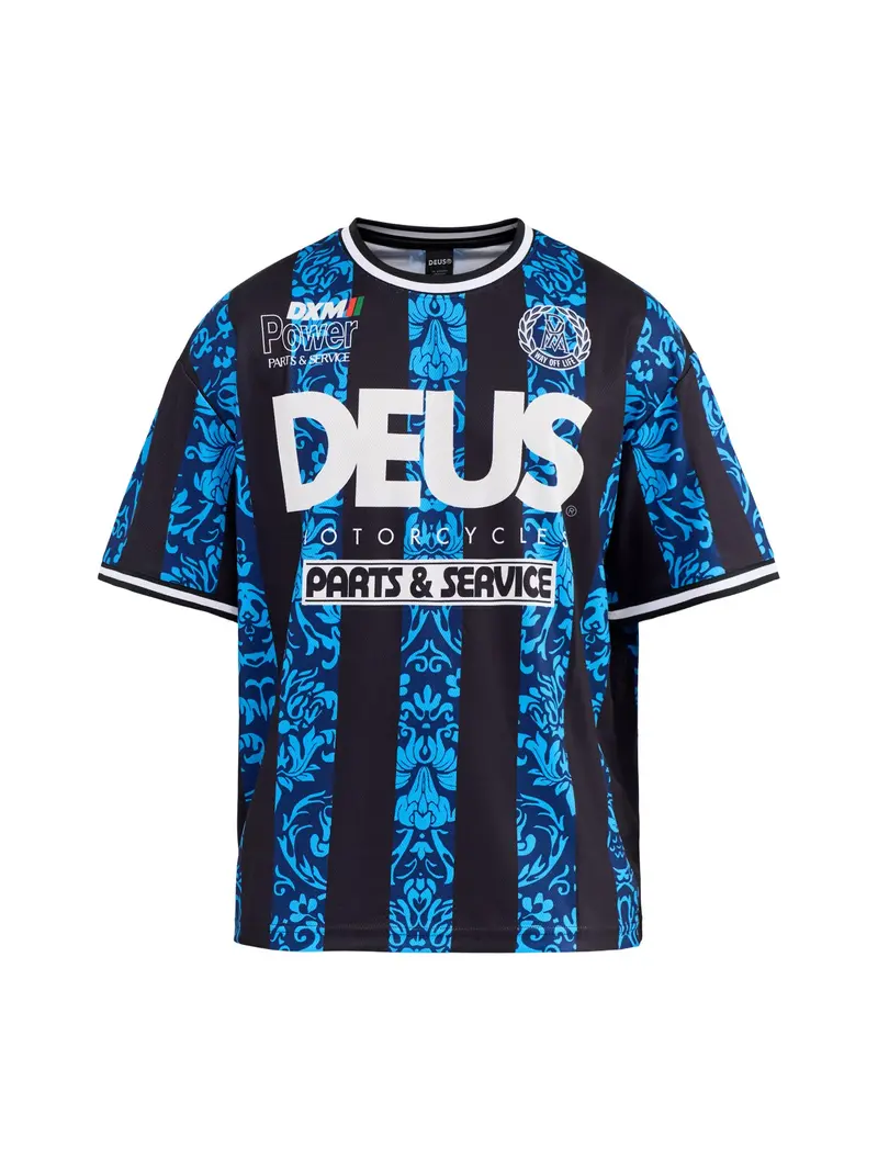 Nouveau Moto Graphic T-Shirt Blue 1