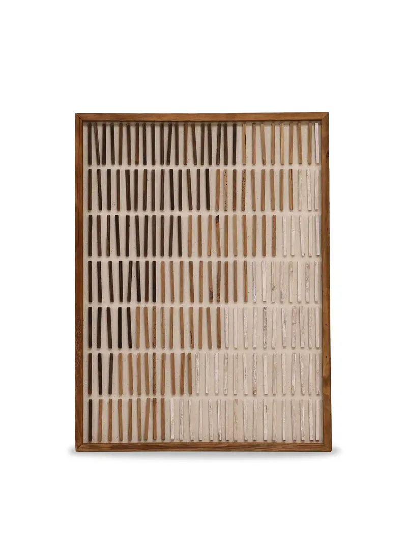 Ombre Line Patterned Wall Art 1