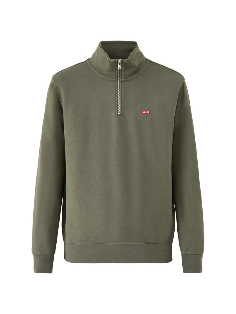Original 1/4 Zip Sweatshirt Green 1