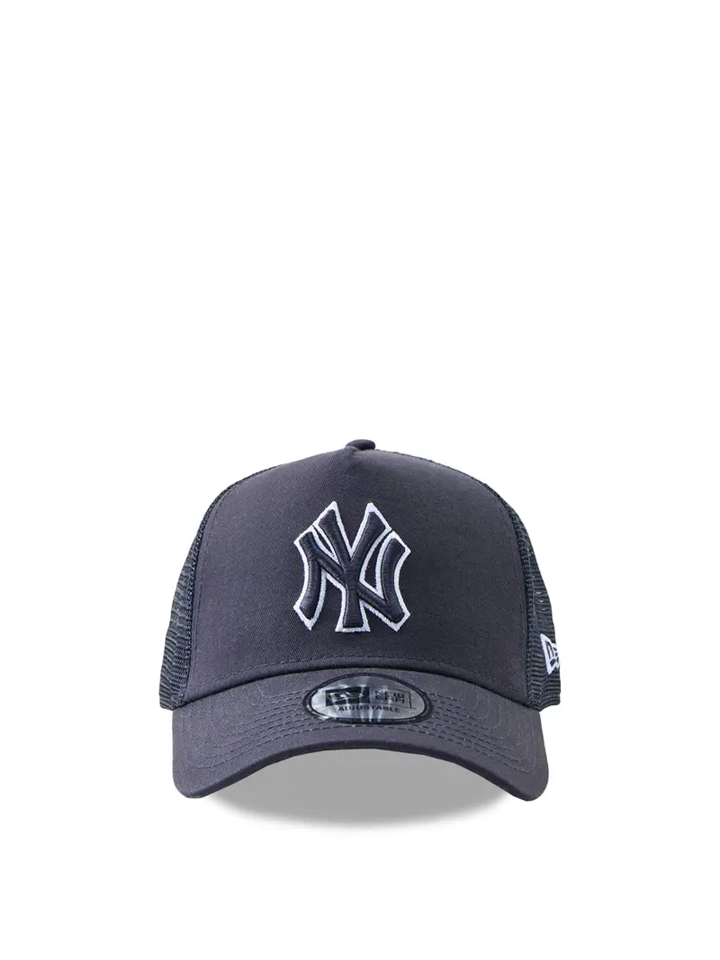 Outline Trucker Cap Navy 1