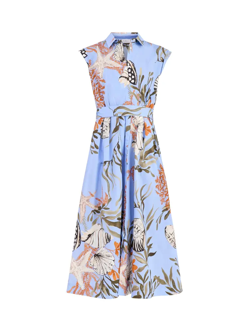 Padana Midi Dress Blue 1