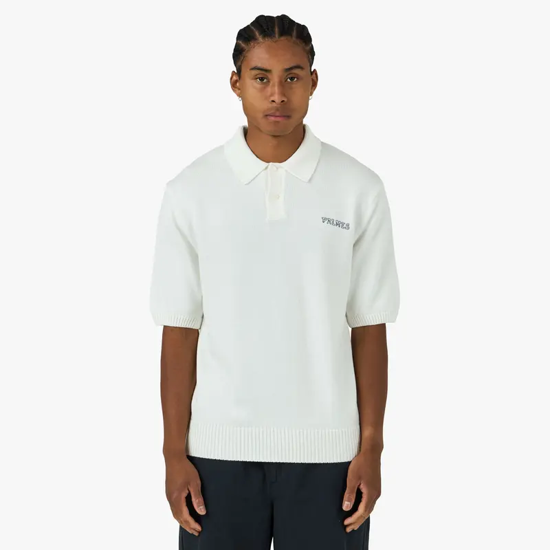 Palmes Knit Polo Off-White 1