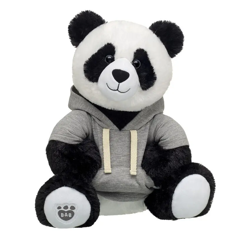 Panda Stuffed Animal Hoodie Gift Set 1