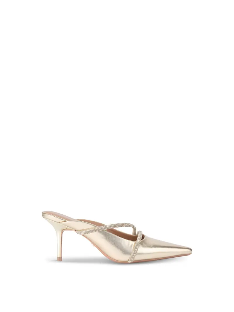 Paparazzi Mule Court Heels Gold 1