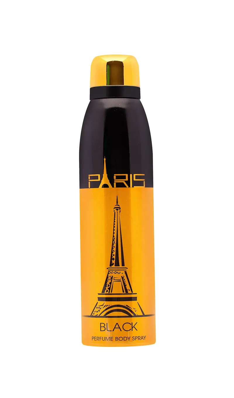 Paris Black Perfume Body Spray 200Ml 1