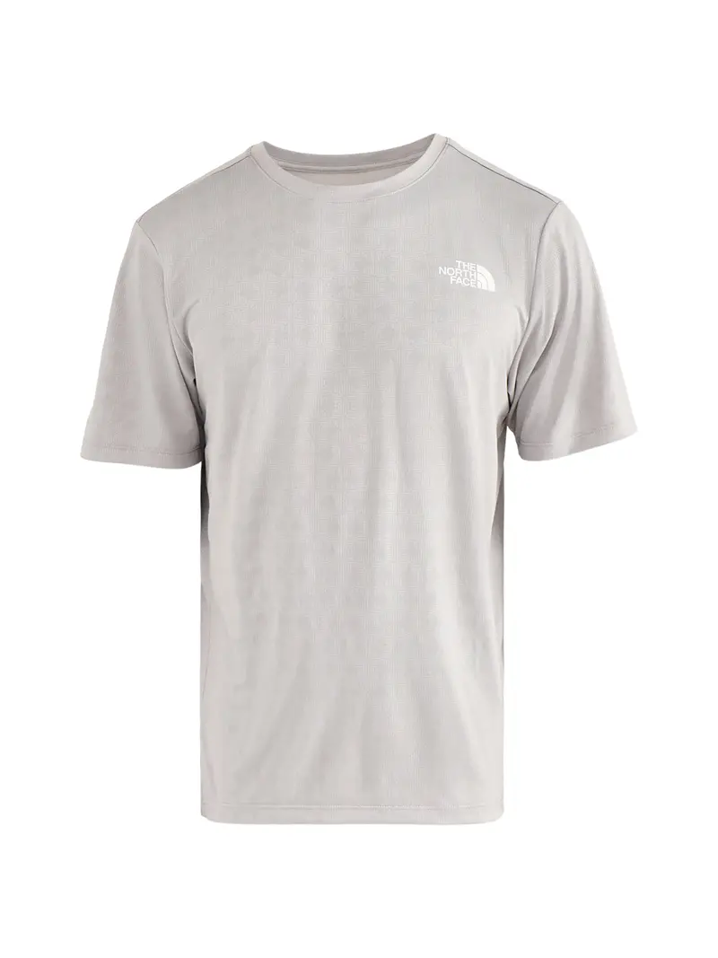 Pentadome Embossed Reg Short Slee Meld Grey 1