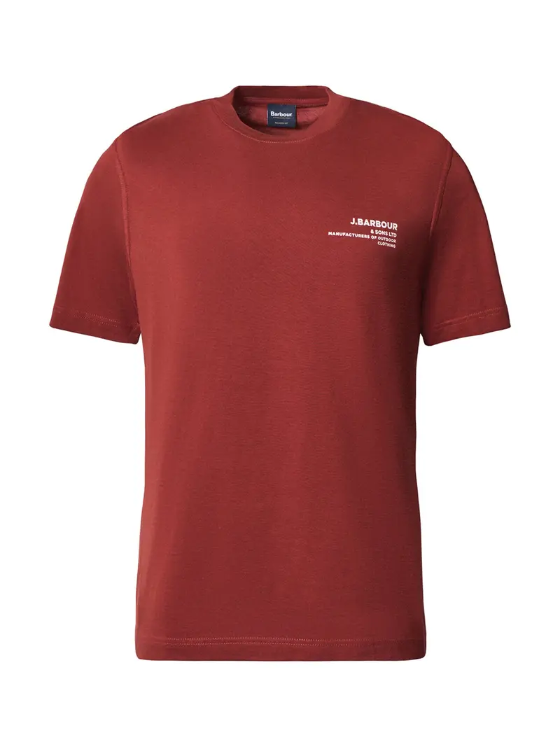 Photographic Relaxed T-Shirt Red 1