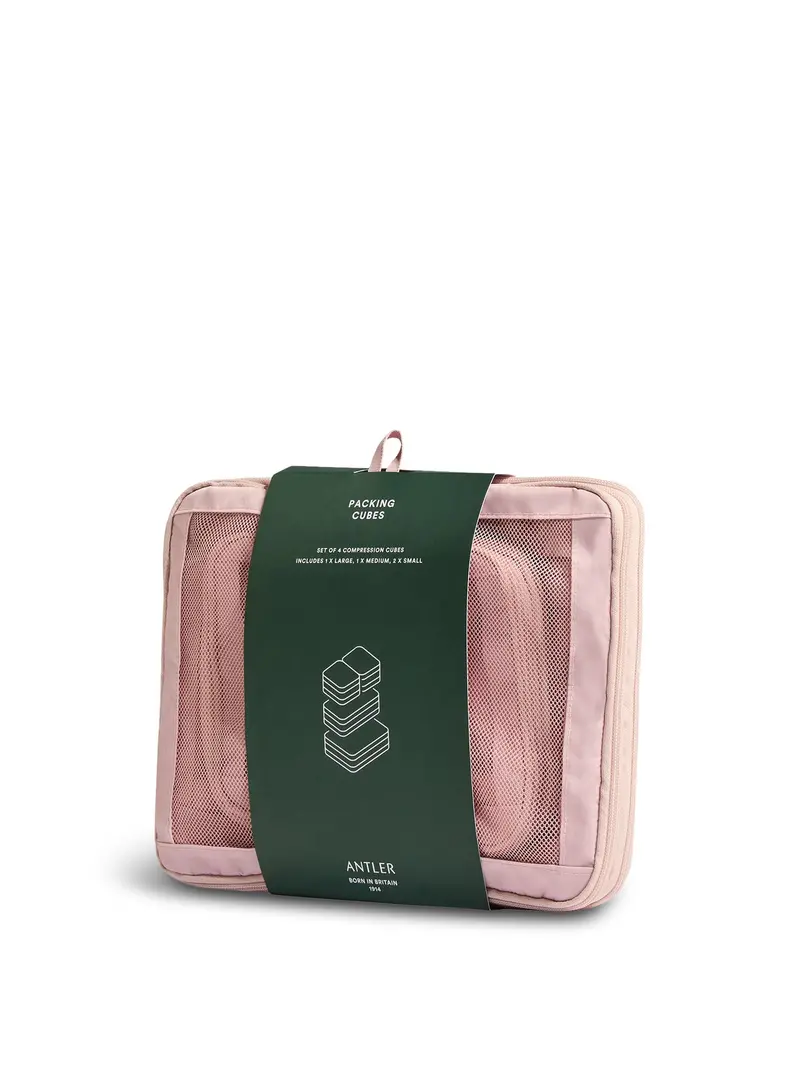 Pink 4 Pack Chelsea Packing Cubes 1