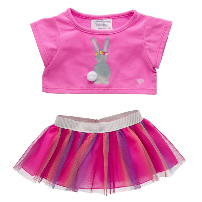 Pink Bunny Easter Outfit Set 1