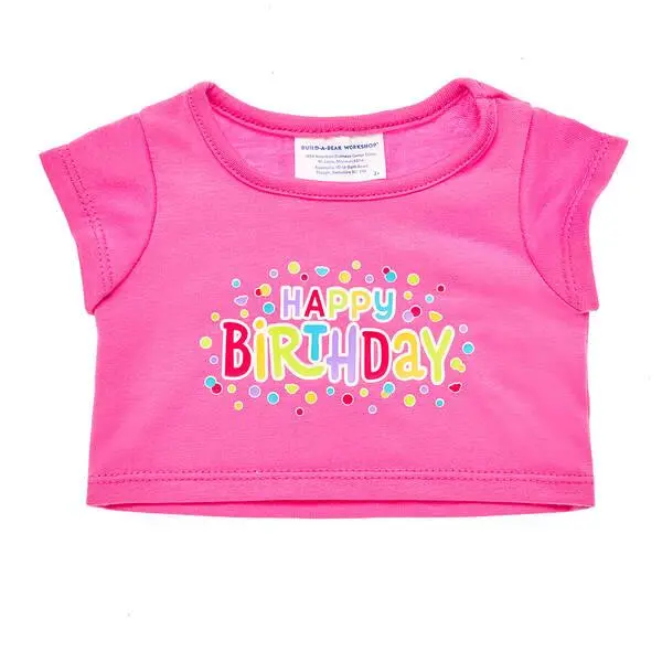 Pink Happy Birthday Tee 1