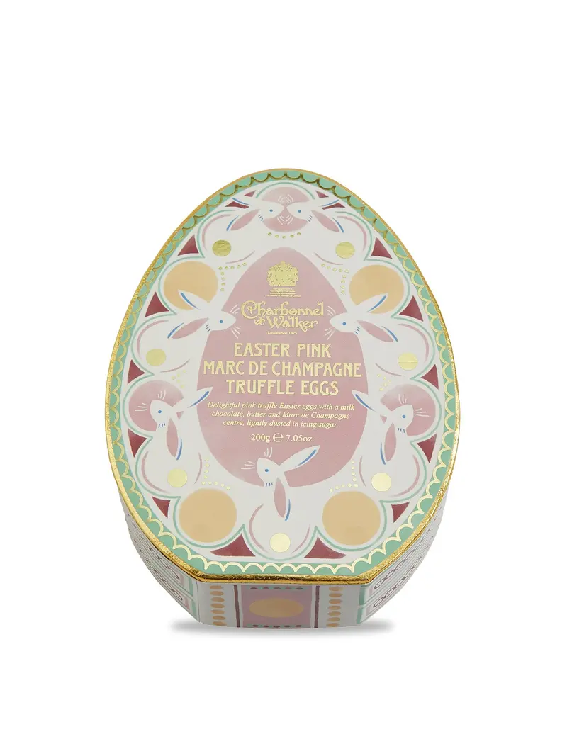 Pink Marc De Champagne Egg Truffles 200G 1