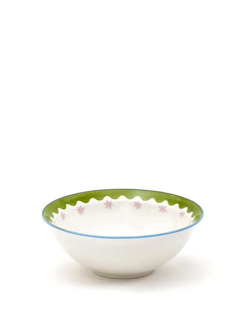 Pink Star Cereal Bowl Pink 1