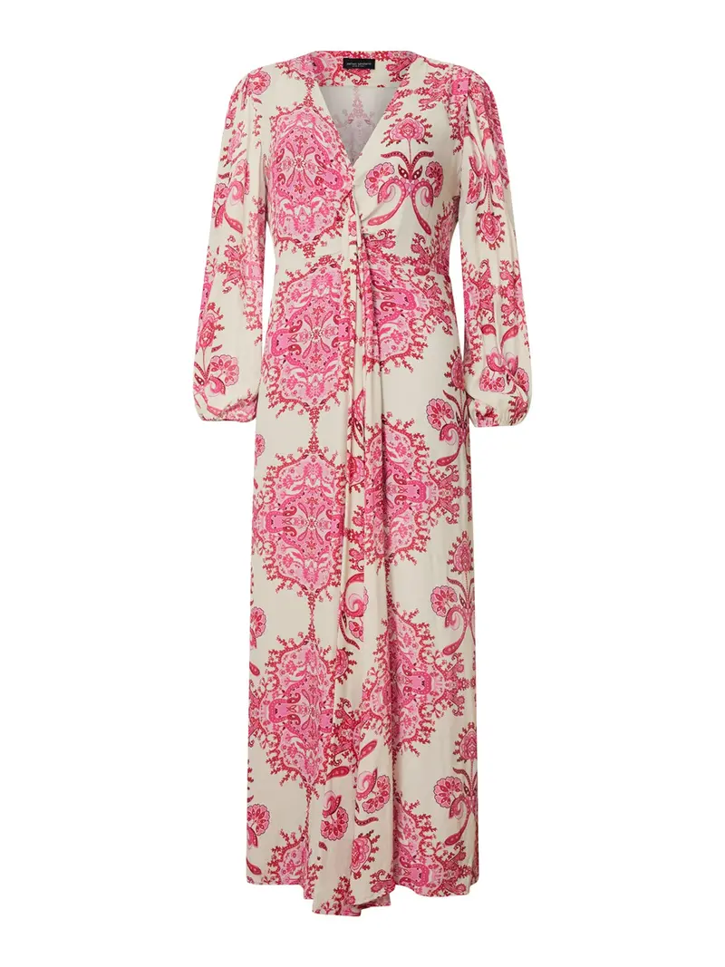 Printed Knot Midi Dess 1