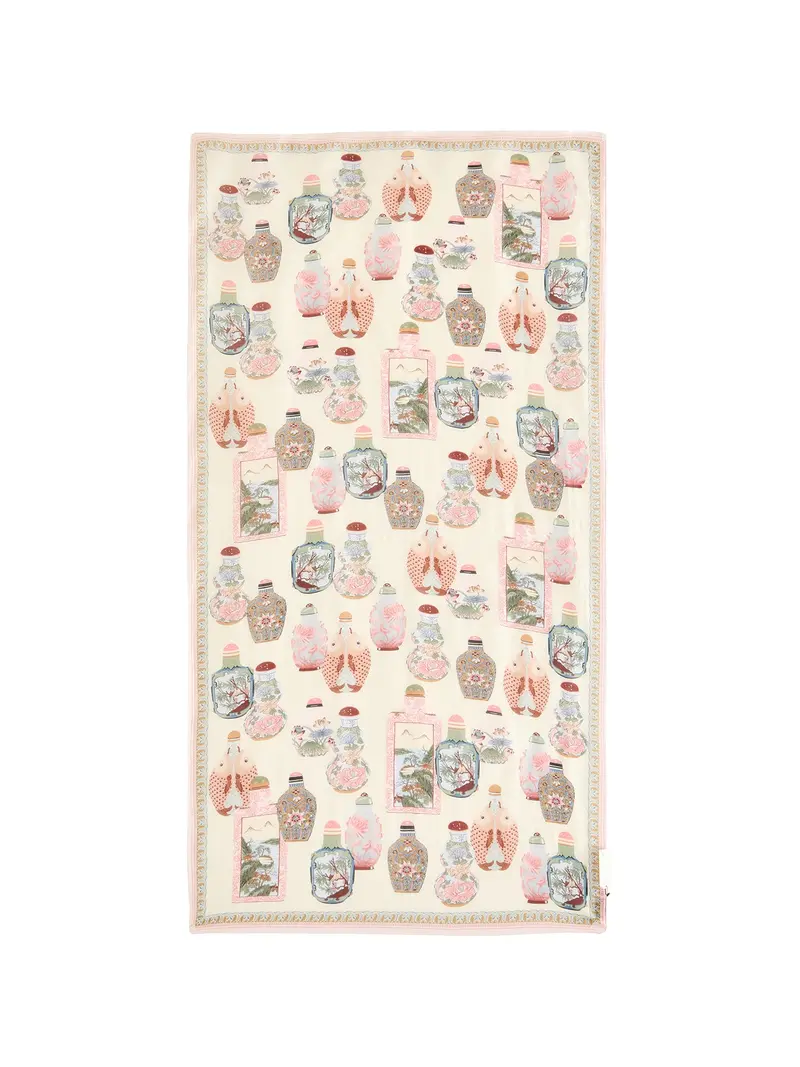 Printed Scarf Pink 1