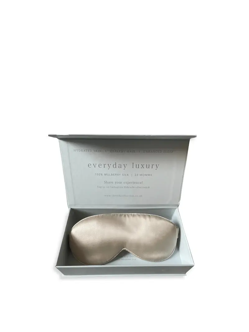 Pure Silk Eye Mask Nude 1