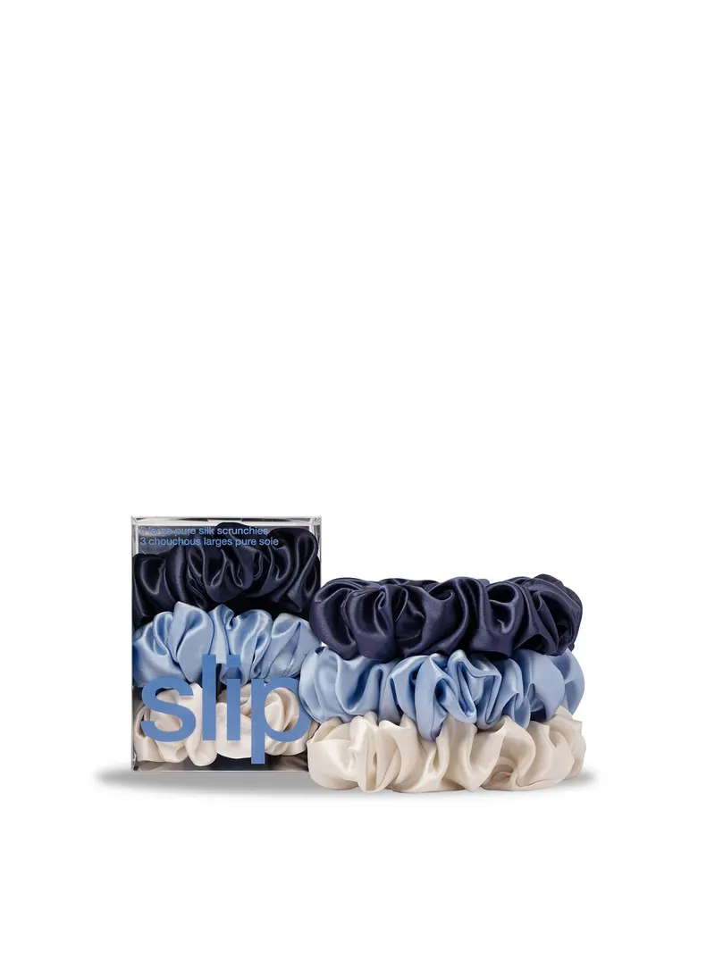 Pure Silk Large Scrunchies 1