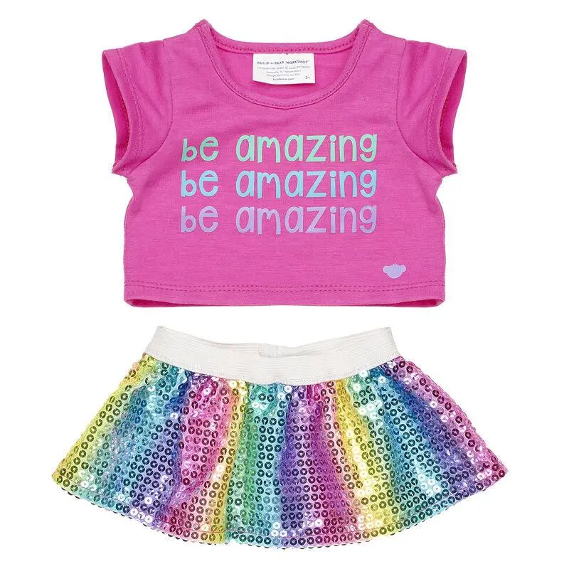 Rainbow "Be Amazing" Outfit 1