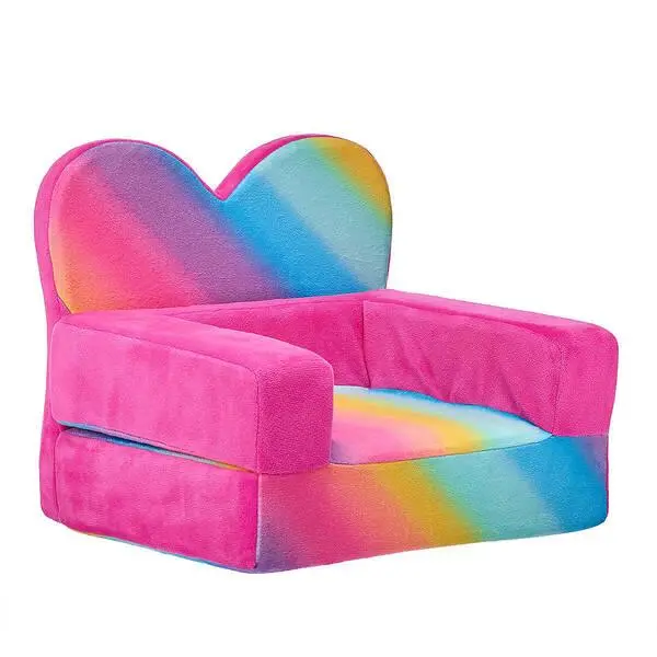Rainbow Heart Chair Bed 1