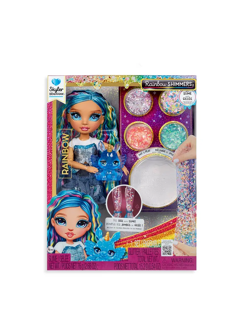 Rainbow Shimmers Slime Fashion Doll 1