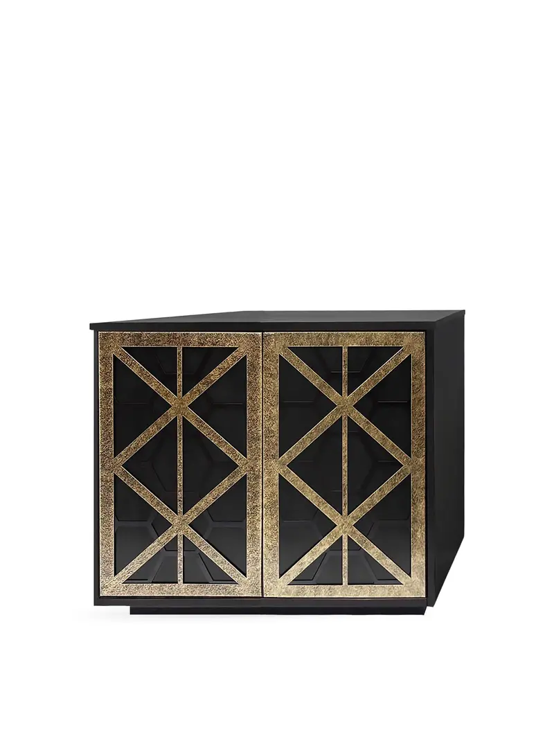 Reeno Fretwork 2 Door Cabinet 1