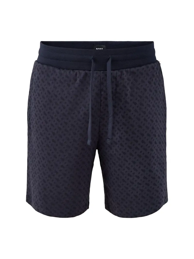 Relax Cotton Lounge Shorts Navy 1