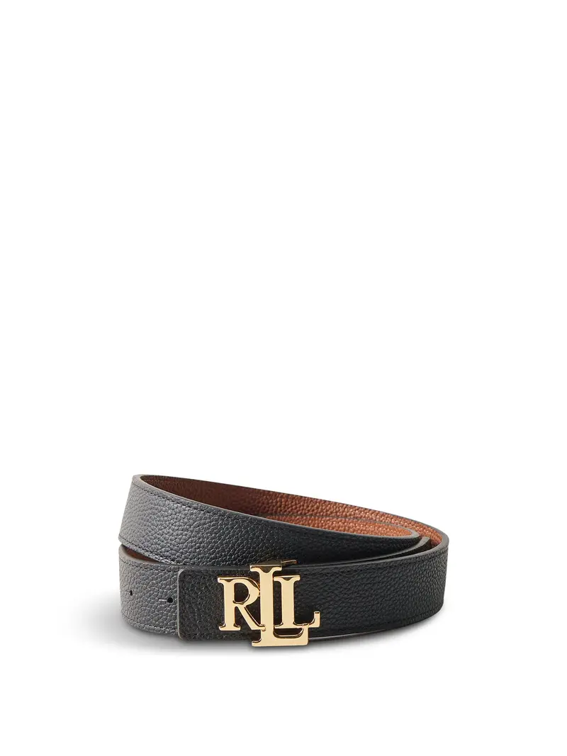 Reversible Leather Belt Black 1