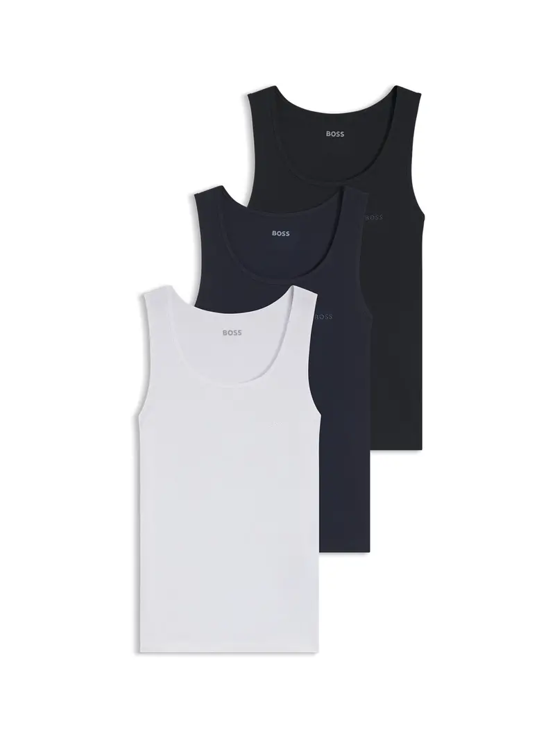 Rib Tank Tops 3 Pack 1