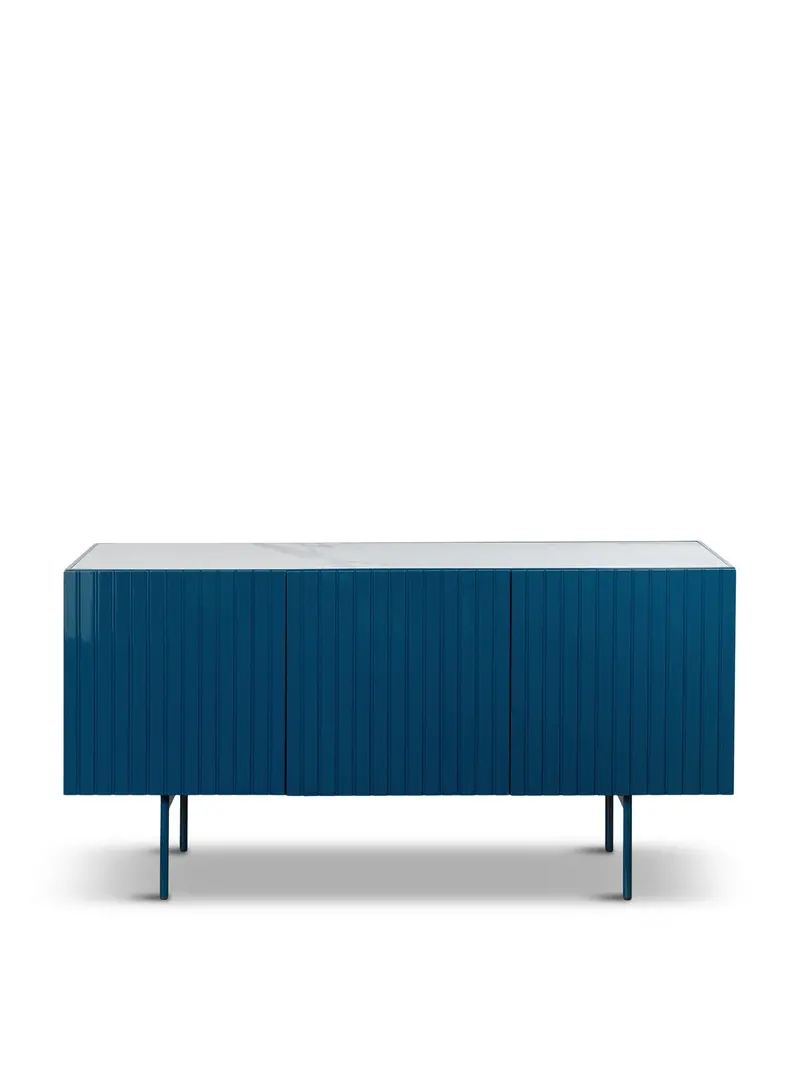 Riga Sideboard Ceramic High Gloss Blue 1