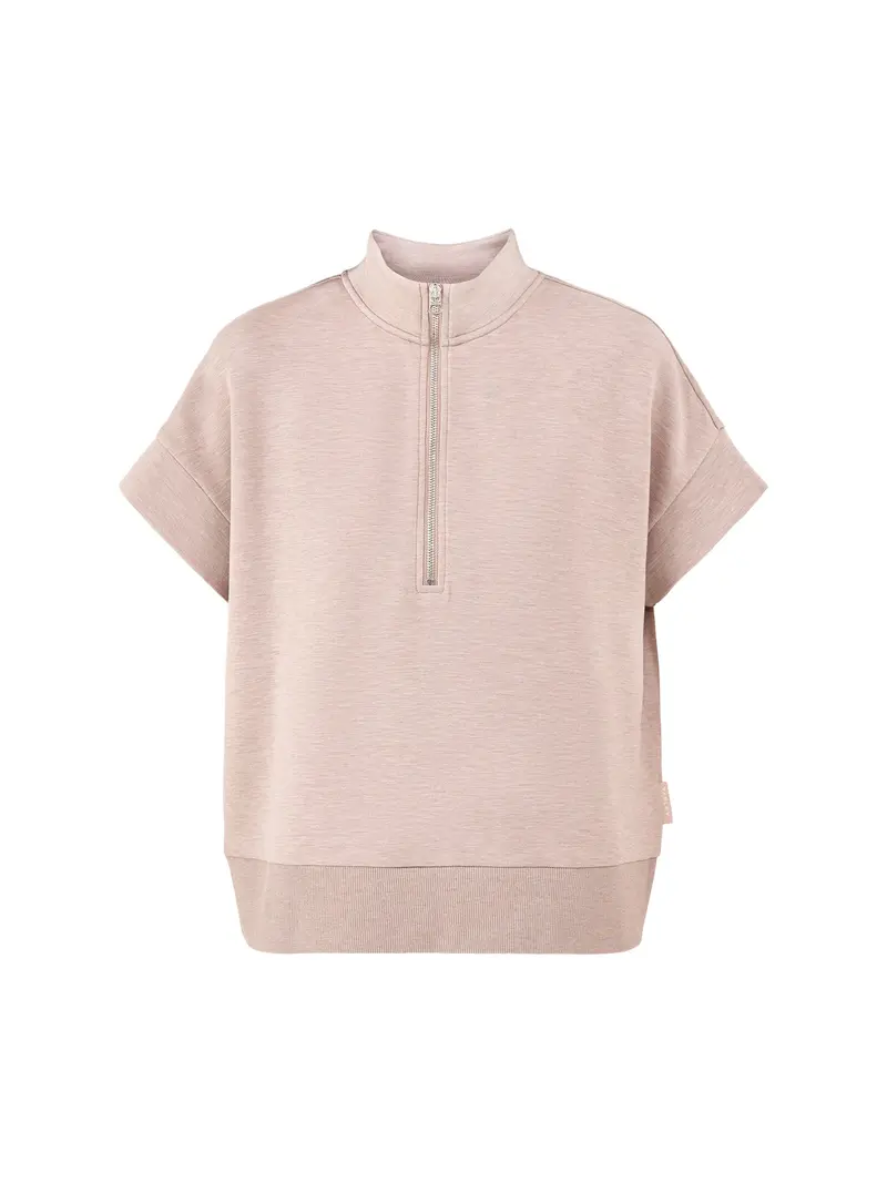 Ritchie Short Sleeve Sweatshirt Beige 1
