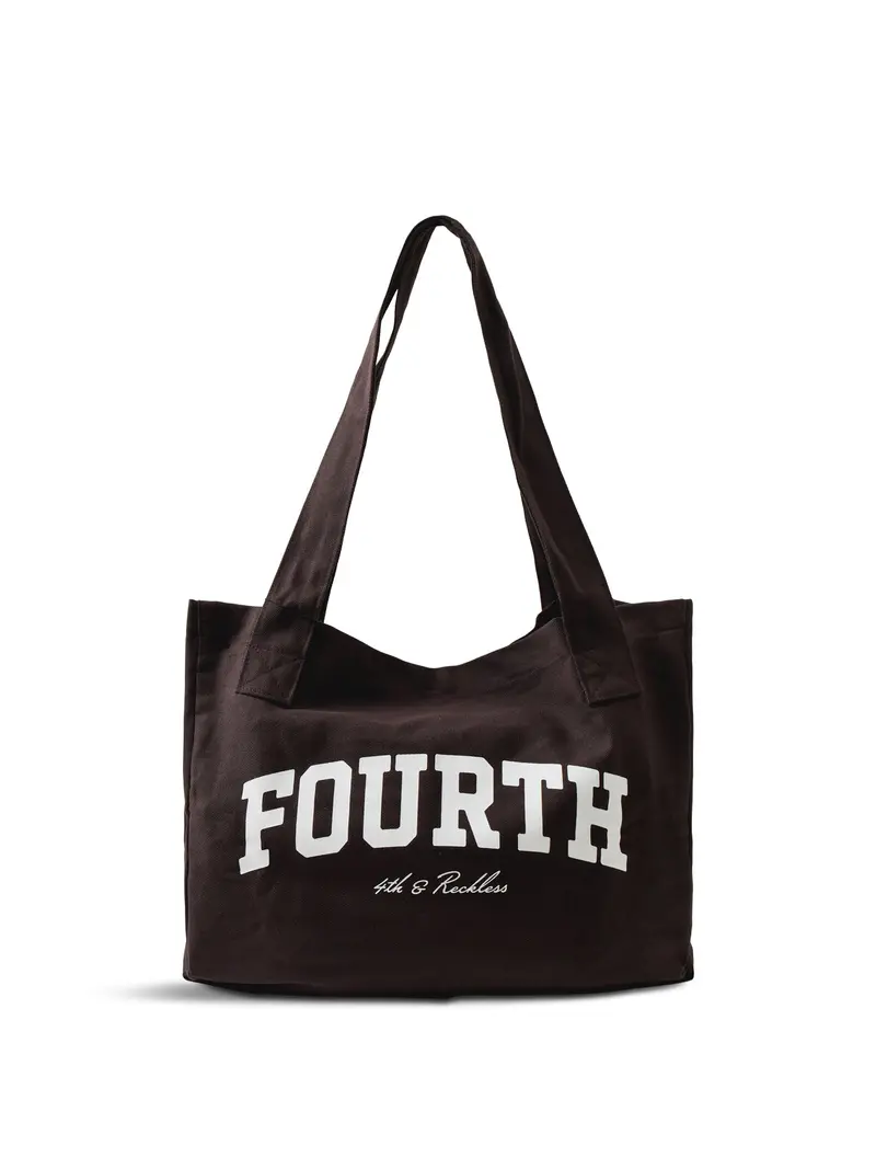 Rosie Structured Tote Bag Brown 1