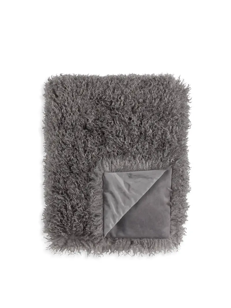 Rowan Soft-Touch Throw Grey 1