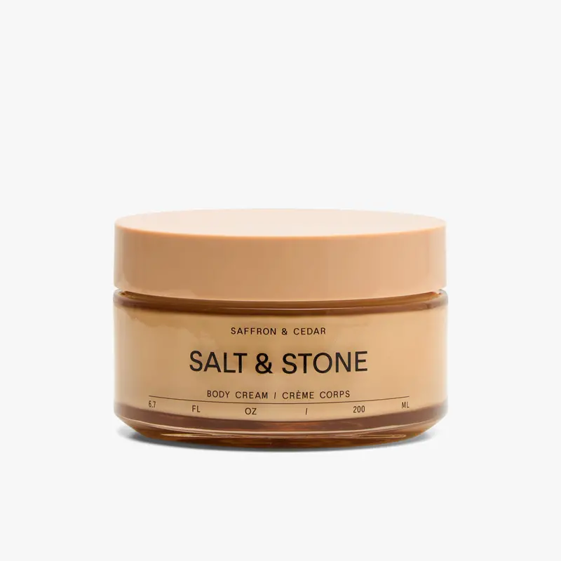 Salt & Stone Body Cream / Saffron & Cedar 1