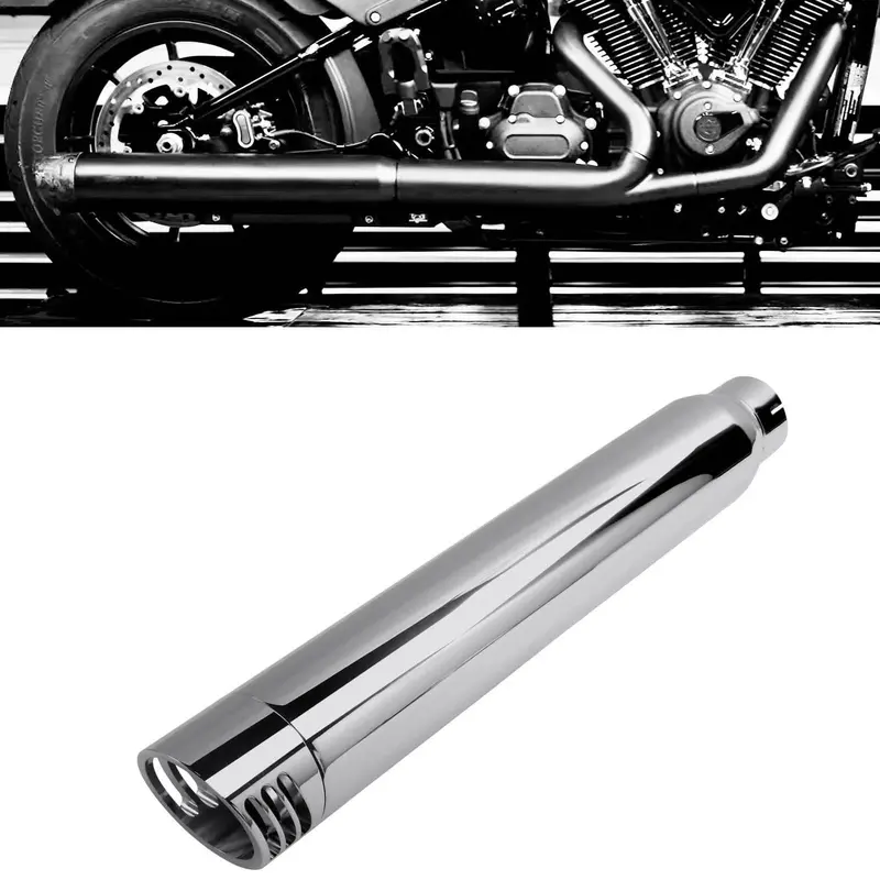 Sharkroad Performance 4.0" Slip-On Muffler For Harley Softail 2025, Amazing Rumble Tone 1