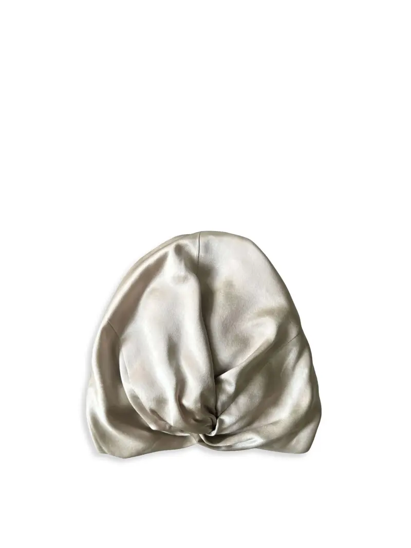 Silk Hair Bonnet Nude 1