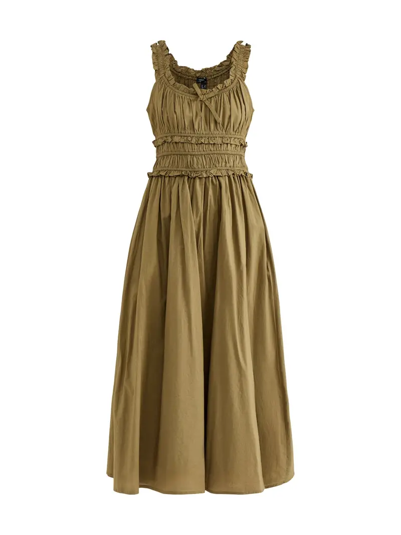 Sleeveless Ariel Midi Dress Green 1