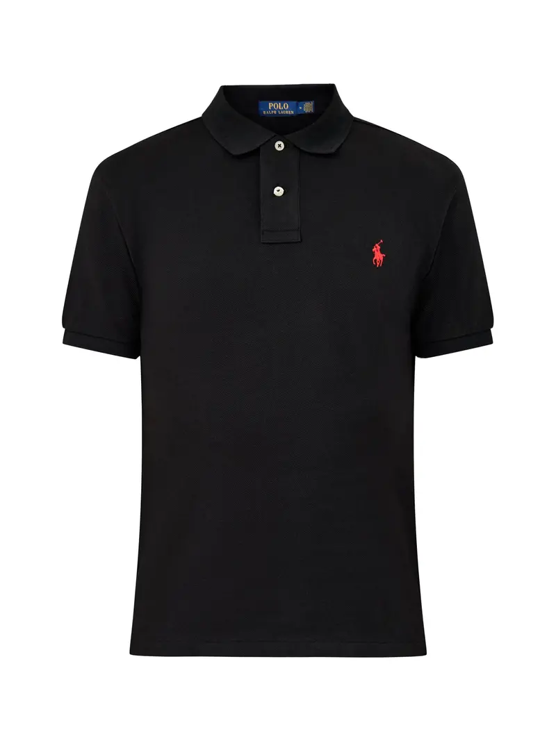Slim Fit Polo Shirt Black 1