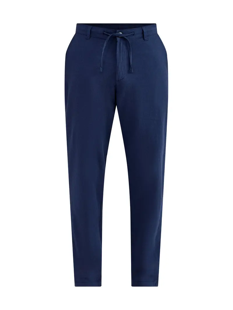 Slim Tape Brody Linen Blend Trousers Navy 1