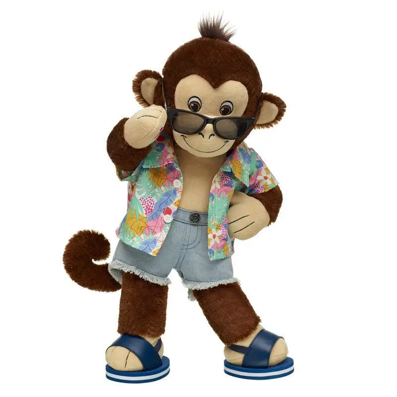 Smiley Monkey Soft Toy Tropical Summer Gift Set 1