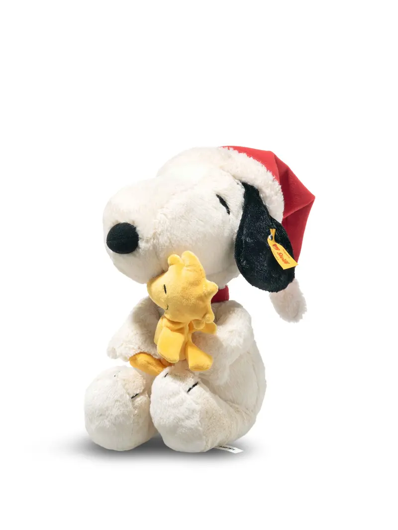Snoopy With Woodstock Santa Hat 1