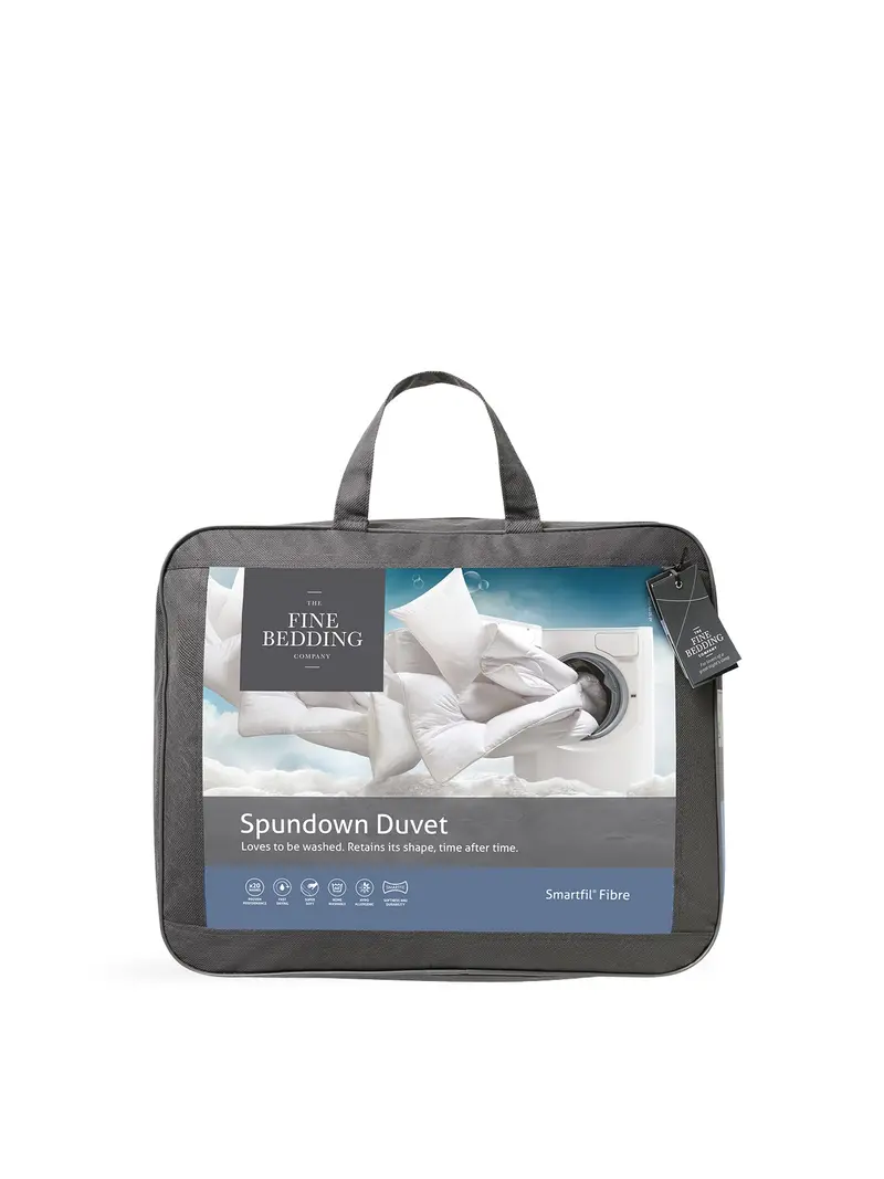 Spundown Lightweight Duvet 4.5 Tog White 1