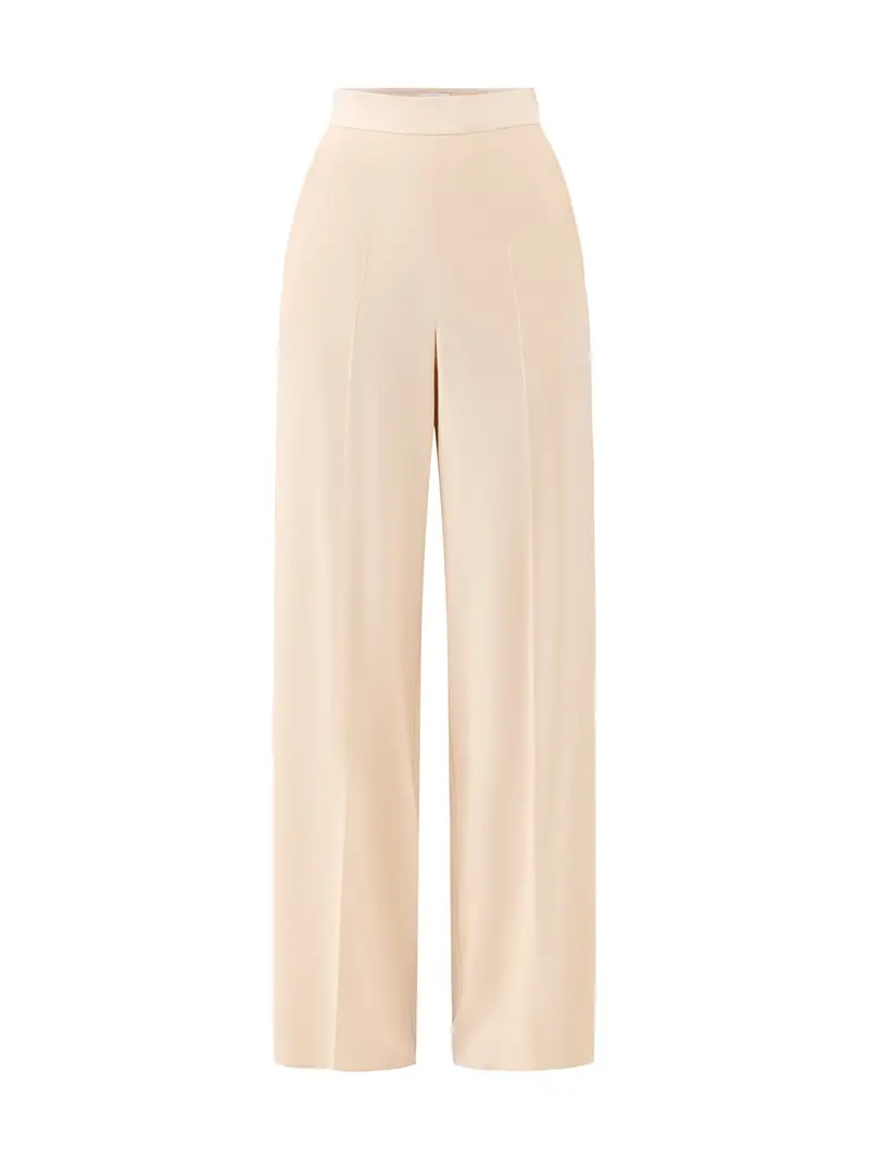 Stampa Wide Leg Trousers Beige 1