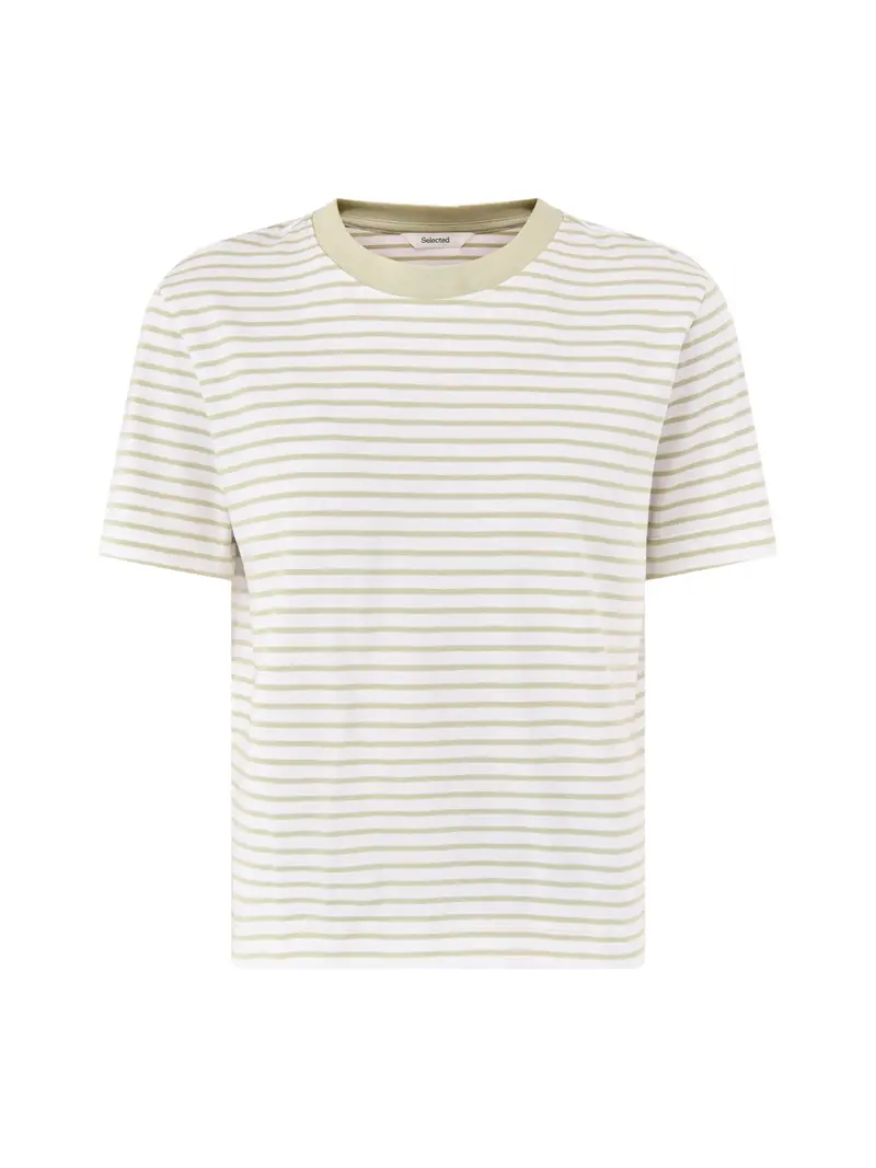 Striped Boxy T-Shirt Neutral 1