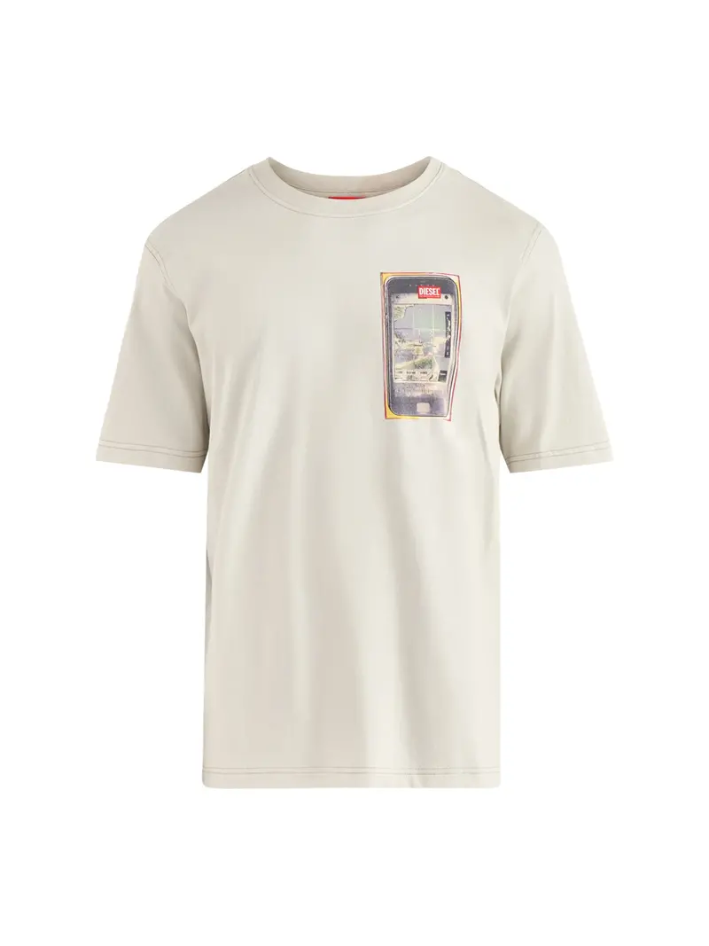 T-Adjust-V1 Graphic T-Shirt Cream 1