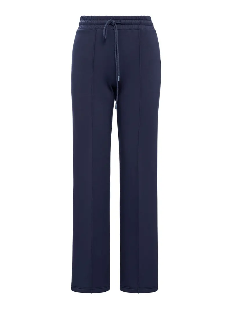 Tiana Wide Leg Track Pants Navy 1