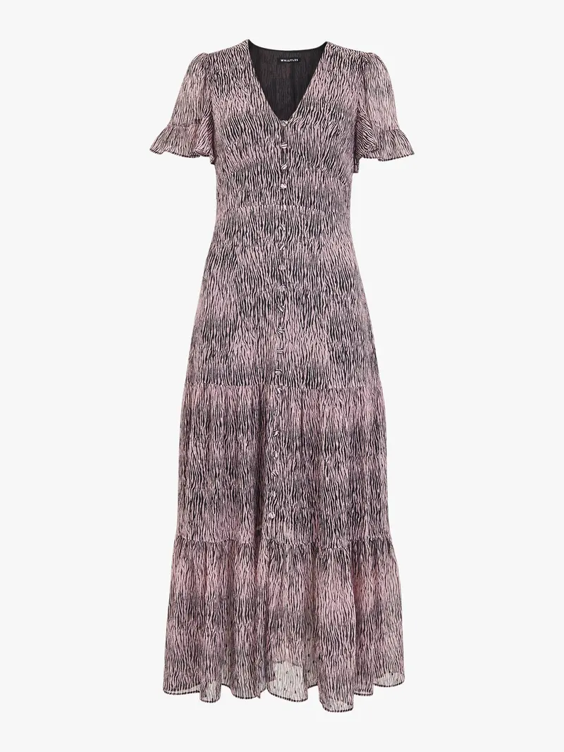 Tiger Dobby Midi Dress 1