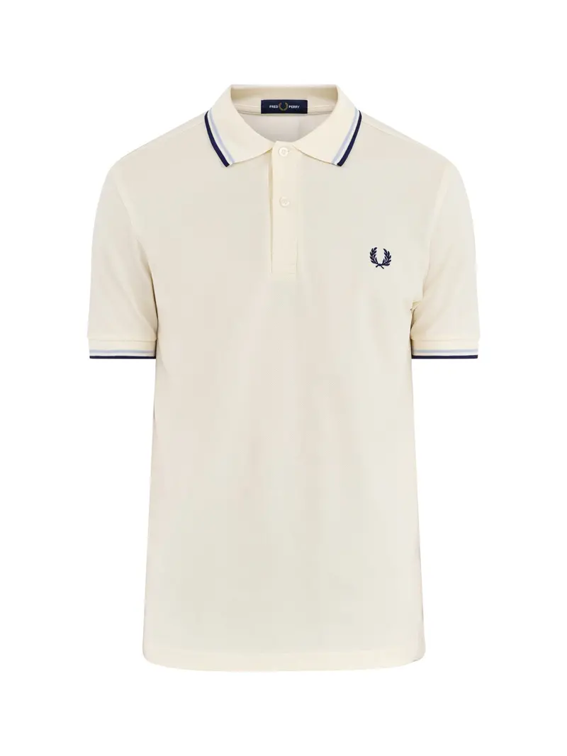 Twin Tipped Polo Shirt Cream 1