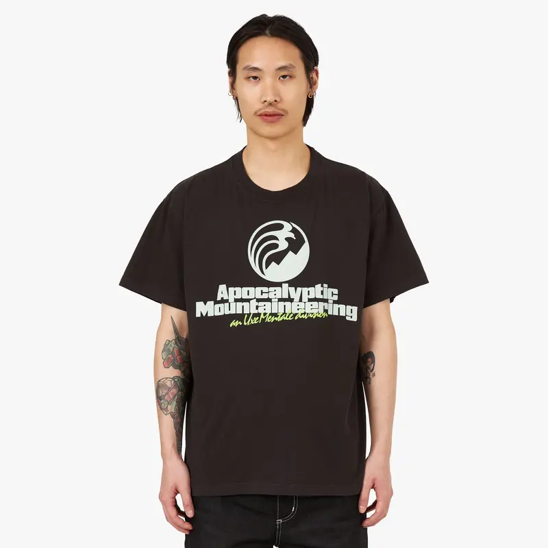 Uxe Mentale Apocalyptic Mountaineering T-Shirt / Black 1
