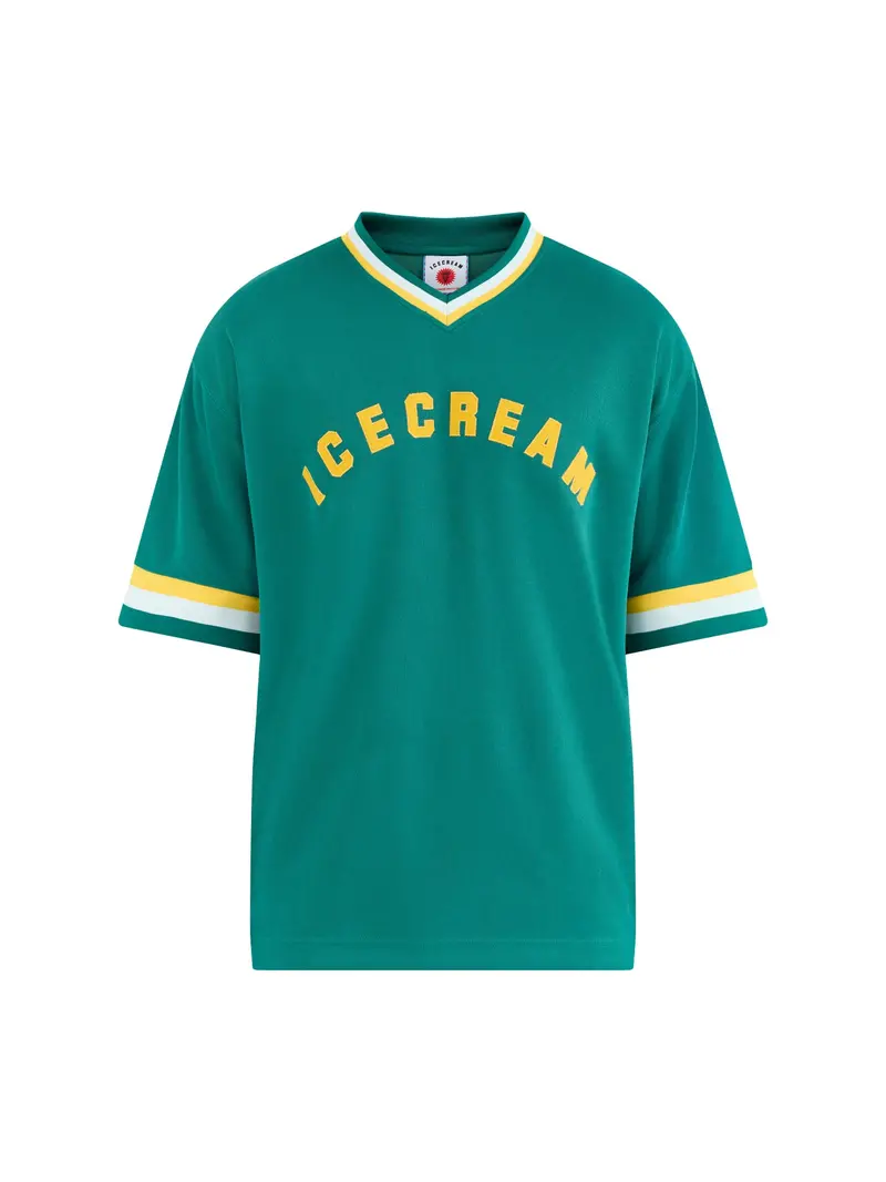 V-Neck Sports Jersey Blue 1