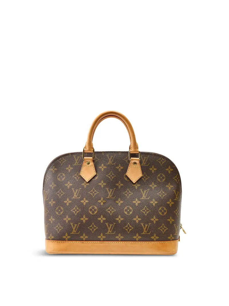 Vintage Louis Vuitton Monogram Alma Pm Bag Brown 1