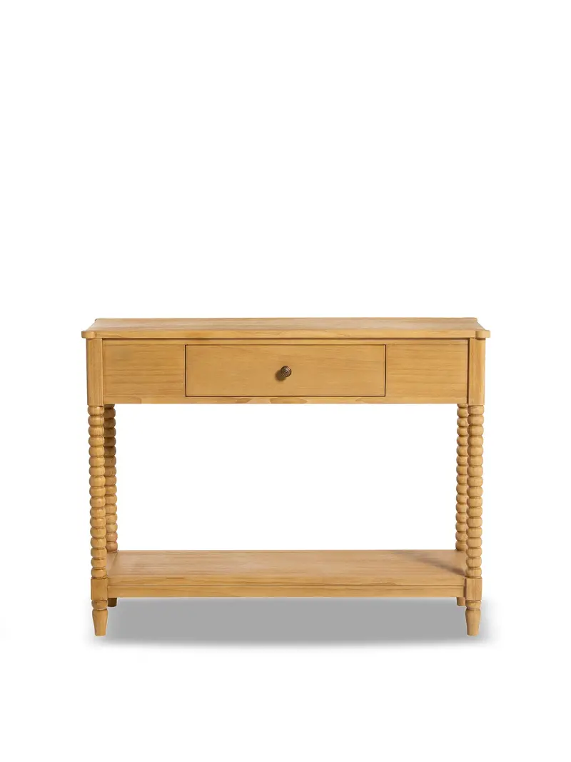 Wesson Wood Console Table With Drawer 1